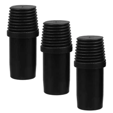 3 Pcs German Threaded Connection Parts Broom Handle Tip Glass Cleaner Adapter