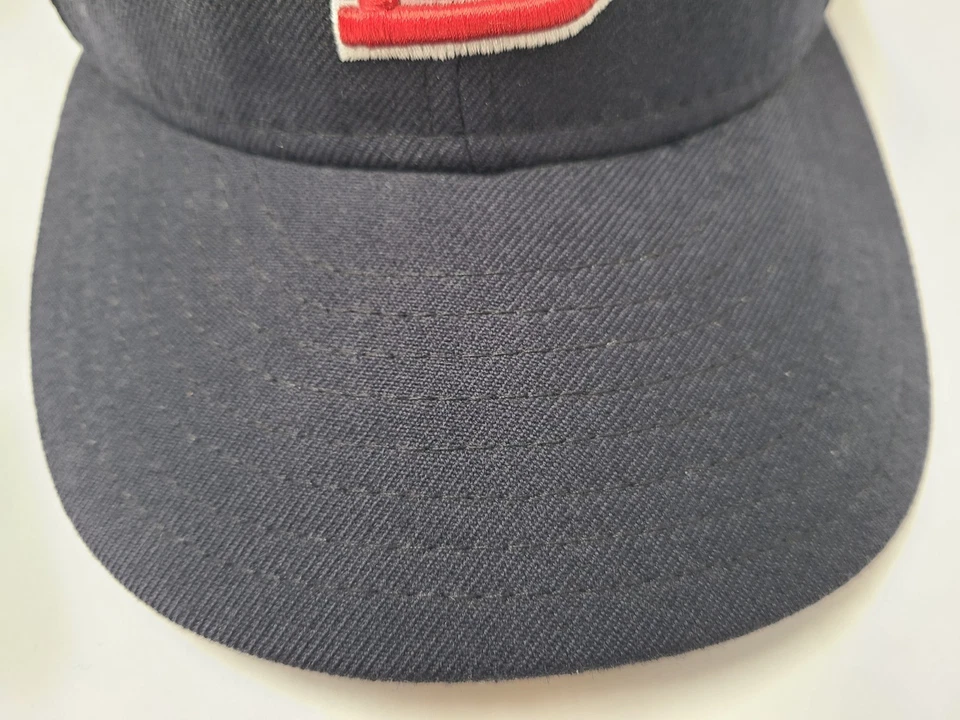 Vintage St Louis Cardinals New Era 59Fifty Fitted 7 3/4 Hat Cap Wool MLB Blue - Image 4 of 4