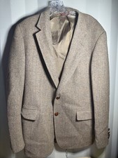 VTG Wool Cricketeer Tweed Suit Jacket Blazer RARE 1950  s Retro 46r