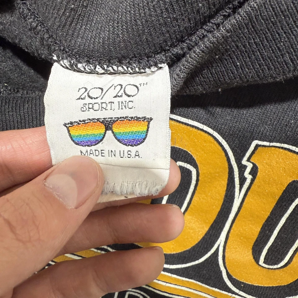 Suéter de Colección Purdue Boilermakers Para Hombres XL Negro NCAA Fútbol Cuello Redondo Años 90 Foto 2 de 4