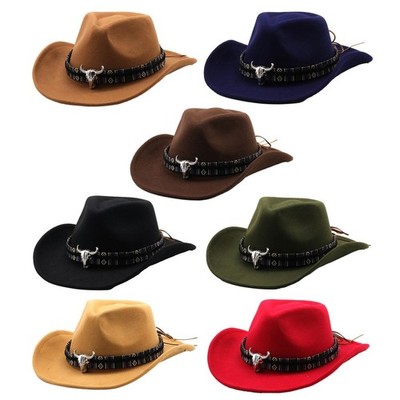 Western Cowboyhut Damen warm leicht Freizeit Schutzhut zum Wandern