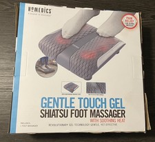 Homedics Gel Shiatsu Foot Massager with Soothing Heat, New Open Box