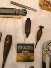 LOT OF ASSORTED TOOLS WRENCHES,PLYERS,WIRE STRIPPERS,SHARPENING STONE — photo 5