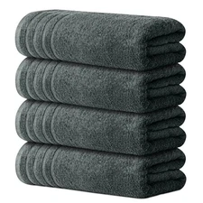 Avalon Towels Bath Towels Set of 4, Size 30 x 60 Inches, Highly Soft and Abso...