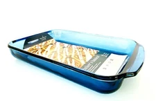 Libbey Baker's Basics 9" x 13" Cobalt Blue Casserole Baking Dish