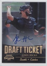 2011 Playoff Contenders Draft Tickets Signatures John Hicks #DT52 Auto 2u8
