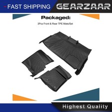 Car Floor Mats Liner For 2010-2014 Ford F-150 F150 Supercrew Cab Tpe All-weather Car Floor Mats Liner For 2010-2014 Ford F-150 F150 Supercrew Cab Tpe All-weather