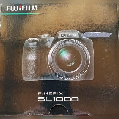 Fujifilm FinePix SL1000 16MP Digital Camera 50x Zoom Extras HDMI Video NIB