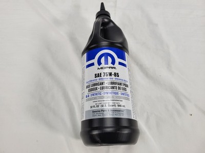 Sealed Mopar ZF Open Differential Fluid SAE Axle Lubricant 75W-85 Sealed Mopar ZF Open Differential Fluid SAE Axle Lubricant 75W-85