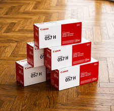 Canon 057H High Yield Black Toner Cartridge 5-Pack Genuine OEM 3010C001 New