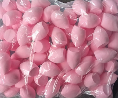 100 Stck. je 15 Stück Mixer Schwamm Make-up Puff Klassisch Flache Kante Keil 3D Form