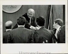 Press Photo Jack Coghill congratulates Alaska House members after swearing-in