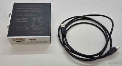 Anybus X-Gateway AB7832-F EtherNet/IP PROFIBUS Adapter W/ USB-A to USB-B Cable