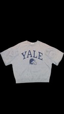 Yale University Varsity Crewneck Sweatshirt Stitch Logo Size L