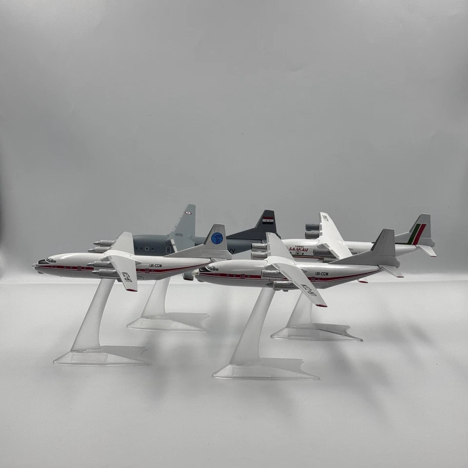 Set of 4 Antonov An-12 used Aircraft Models Indian Air Force, Balkan, Meridian - Image 3 of 4