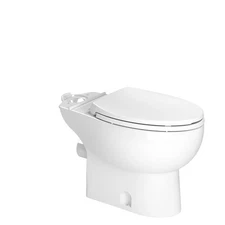 Saniflo 087 Elongated 1.28 GPF Toilet Bowl Only - White