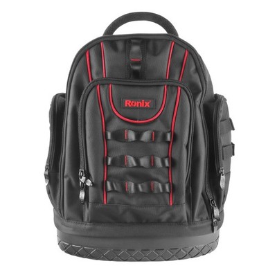 Ronix Werkzeugtasche mit 22 Fächern 13 Zoll 37x18,5x47cm Rucksack RH-9144