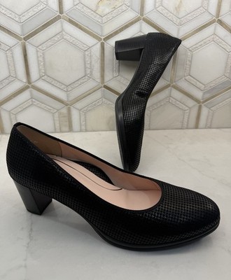 NWOB ARA OPHELIA HEELS HOUNDSTOOTH BLACK 7.5 $215 RETAIL SHOES
