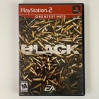 Black (Sony PlayStation 2, 2006) w/Manual