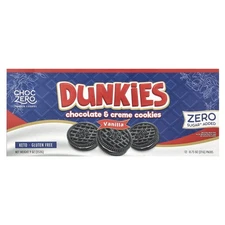 Dunkies, Chocolate & Cream Cookies, Vanilla, 12 Packs, 0.75 oz (21 g) Each