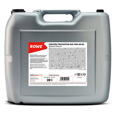 10W-40 Motorenöl 20L für MAN MB Renault Volvo DAF ROWE HIGHTEC TRUCKSTAR HC