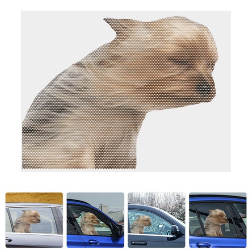 3D Animal Pattern Sticker Funny Christmas Fridge Cartoon Dog