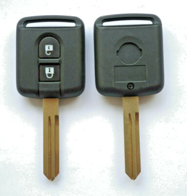 Autoschlüssel Gehäuse 2 Tasten Rohling NSN14 für Nissan Qashqai Micra Navara