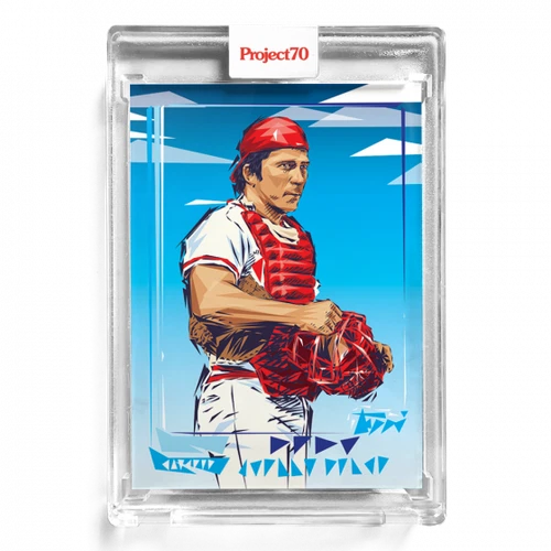2021 TOPPS PROJECT 70 CARD # 72 JOHNNY BENCH - BY NATUREL
