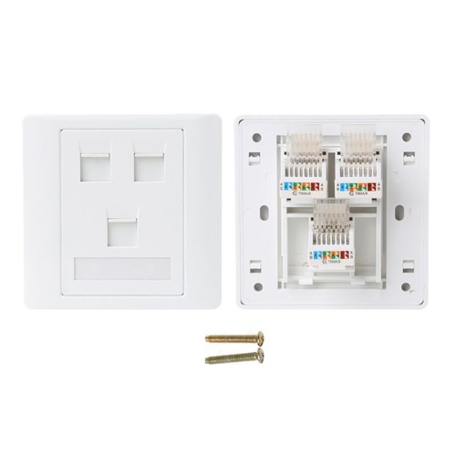 86 Type Computer Socket Panel CAT5E Module RJ45 Cable Interface Outlet - Photo 11/13