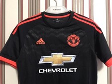 Manchester United 2015/16 ADIDAS Juan Mata #8 Shirt Jersey Top Sz S 