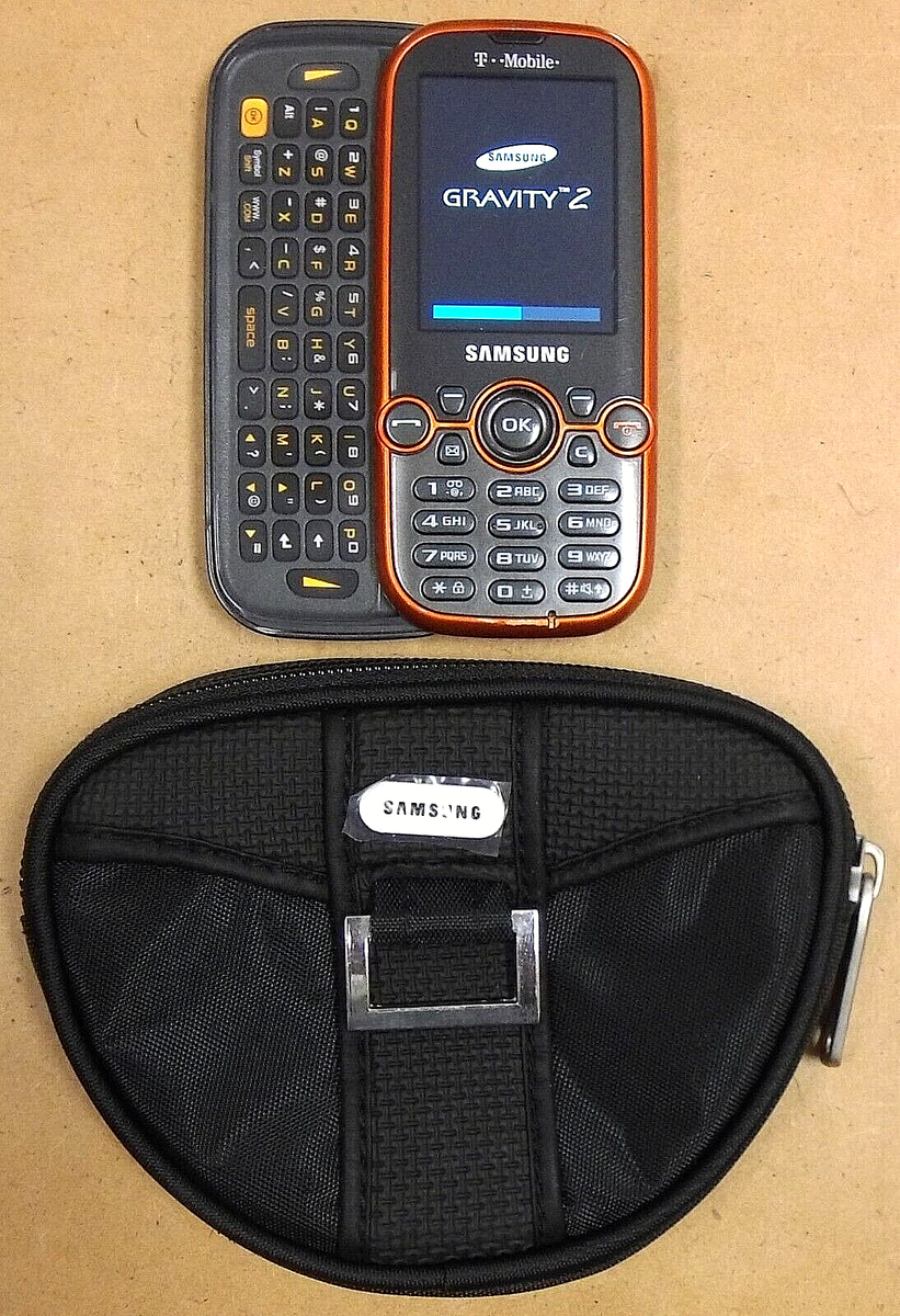 Samsung Gravity 2 SGH-T469 - Gray and Orange ( T-Mobile ) Very
