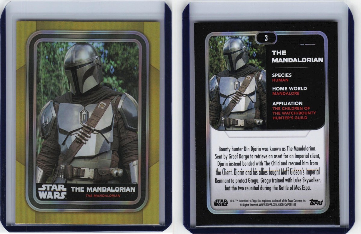 2023 Topps Star Wars Flagship Gold Foil Parallel #3 The