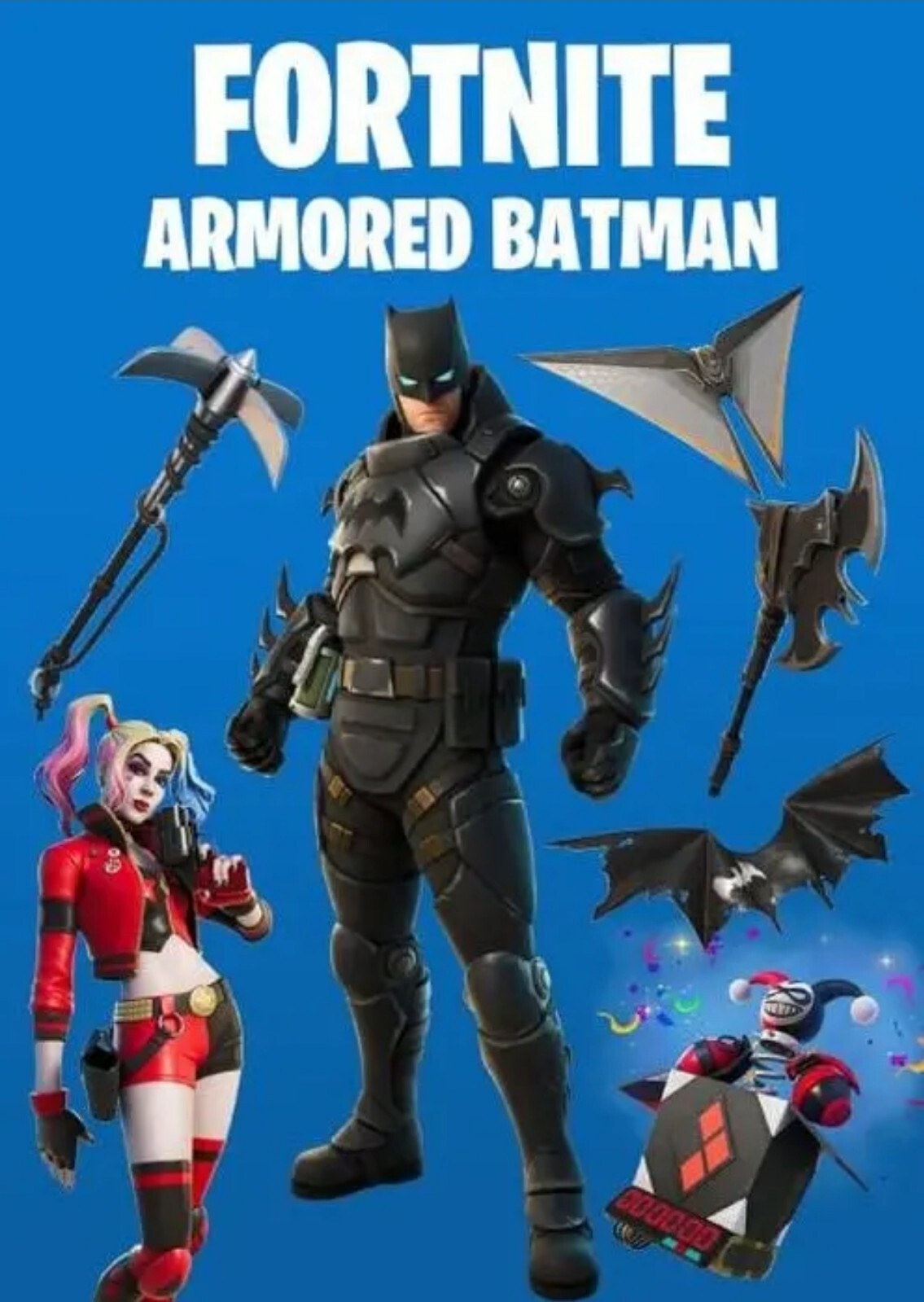 Fortnite Zero Point Armored Batman +Harley Quinn Bundle Code/GLOBAL | eBay