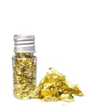 1Bottle Gold DIY Foil Leaf Paper Food Cake Decor Edible Gilding Craft
