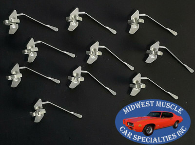 GM 1/2''-3/4'' Body Fender Door Quarter Trim Moulding Molding Clip Clips 10pc H