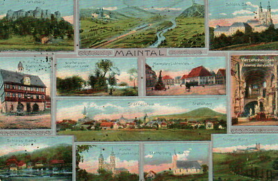 Postcard * Maintal - multi-image card (AB) 70057