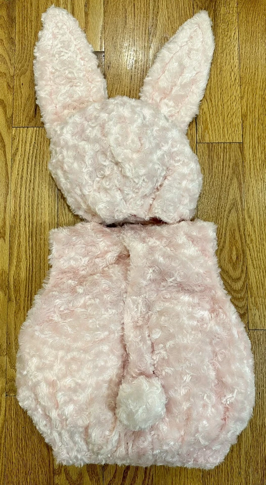 Disfraz de Conejito Bebé Niño Niños Pascua Halloween Rosa Conejito Vientre Bebés 18-24mt Foto 3 de 4