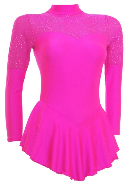 pink lycra dress