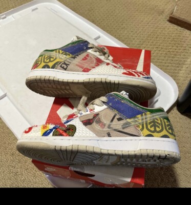 Nike Dunk Low SP City Market size Men's DA6125-900 OG Retro