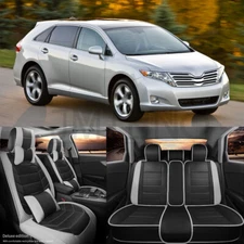 For 2009-2015 Toyota Venza 5-Seats Car Seat Covers Luxury Front + Rear Cushion