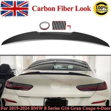 Carbon Look M4 Style Rear Spoiler Lip For BMW 8 Series G16 F93 M8 4DR 840i M850i