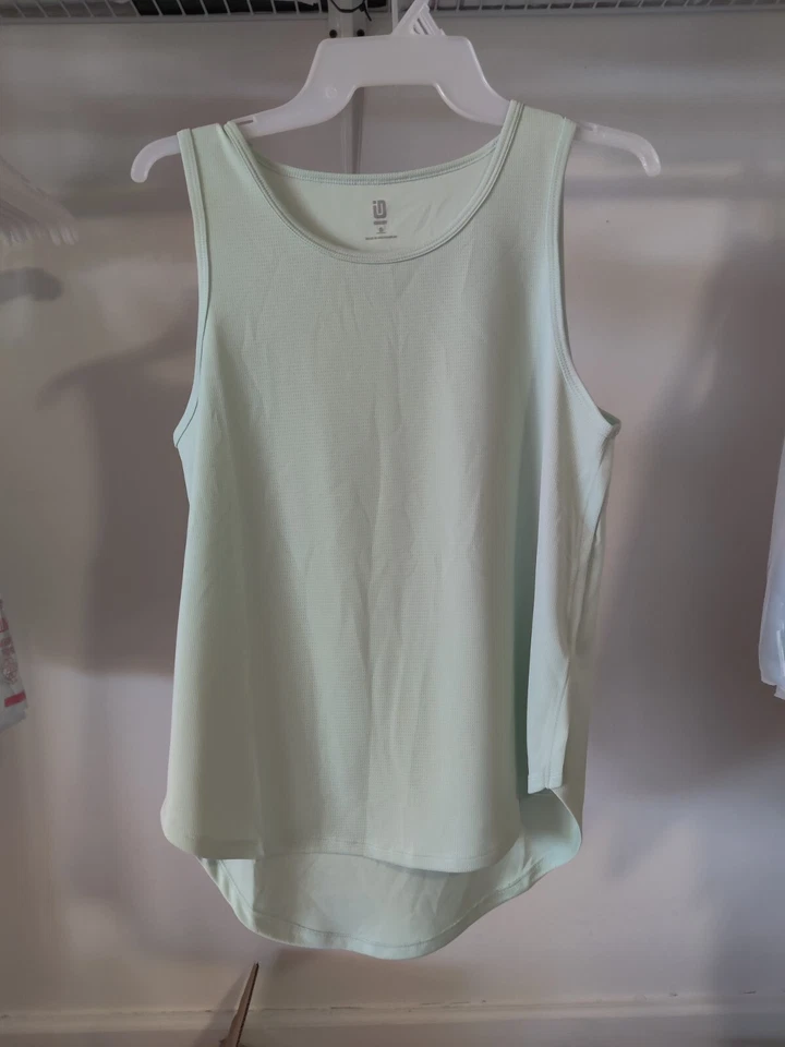 NWT Ideology Women's Rapidry High-Low Athletic Tank Top Green Size S $30 JJ344 - Image 3 of 4
