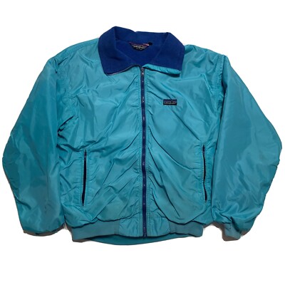 Vintage Patagonia Insulated Bomber Jacket Womens Medium Made In USA Blue  Aqua