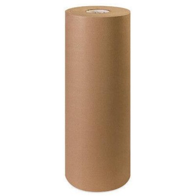 24'' 40 lbs 900' Brown Kraft Paper Roll Shipping Wrapping Cushioning Void Fill