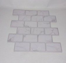 12" x 12" Self Adhesive Wall Tiles Stickers Tiles Sticker 10 Sheets