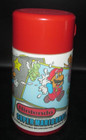 VINTAGE 1988 Nintendo SUPER MARIO BROS. Aladdin Thermos with Cap and Cup — photo 1