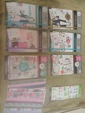 The Happy Planner Sticker Book Lot Of 6 Plus Stickers Scrapbooking Crafts