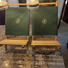 Academy Broadway Wooden Folding Camping Hiking Chairs