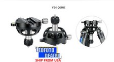 Leofoto YB-100MK 100mm Leveling Base with Middle Handle Clamp