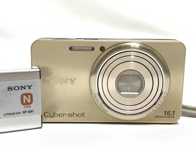 Sony Cyber-shot DSC-W570 16.1MP Gold Digital Camera fom Japan w 
